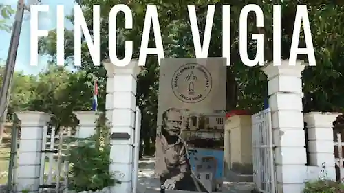 Letrero de Finca Vigía